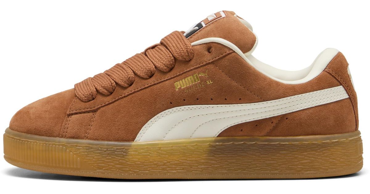 PUMA Suede Xl Sneakers In Brown Lyst