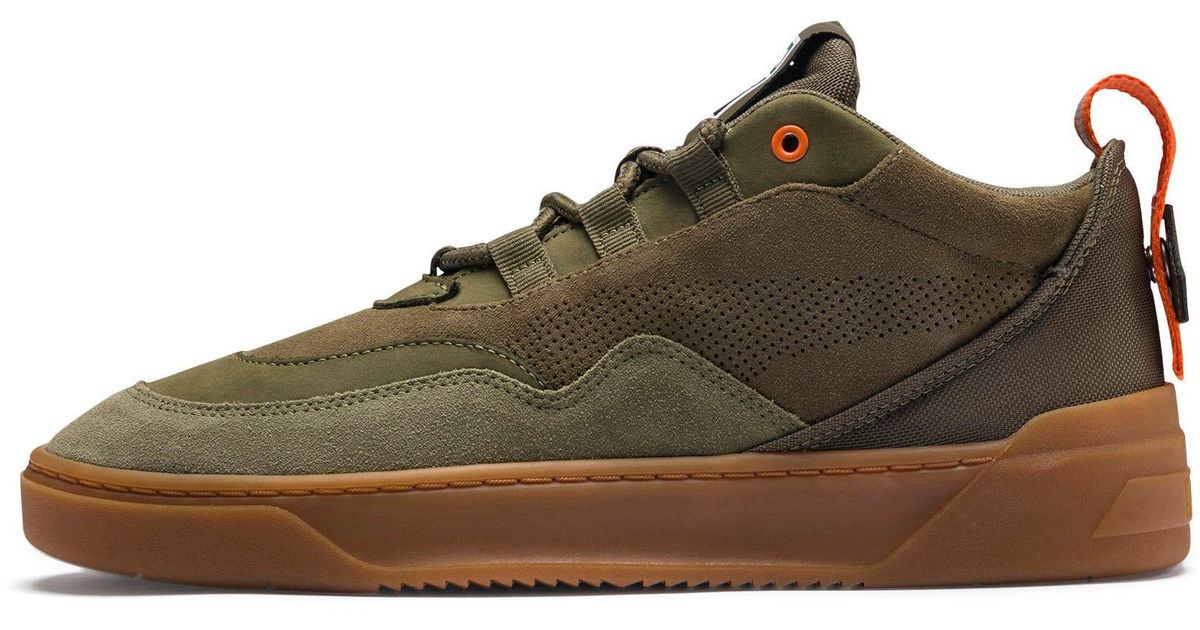 PUMA Suede Cali Zero Demi Army Green Sneakers for Men | Lyst