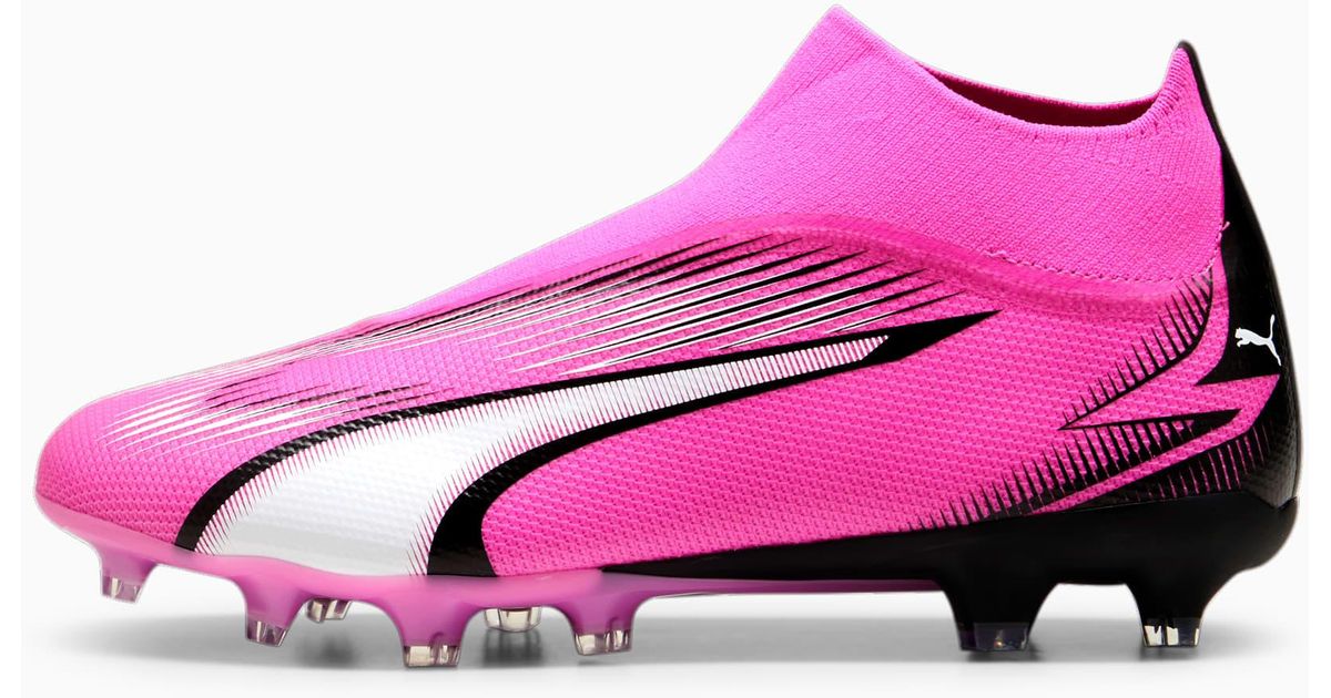 PUMA Ultra Match Fg/ag Voetbalschoenen Zonder Veters in het Roze voor heren  | Lyst NL