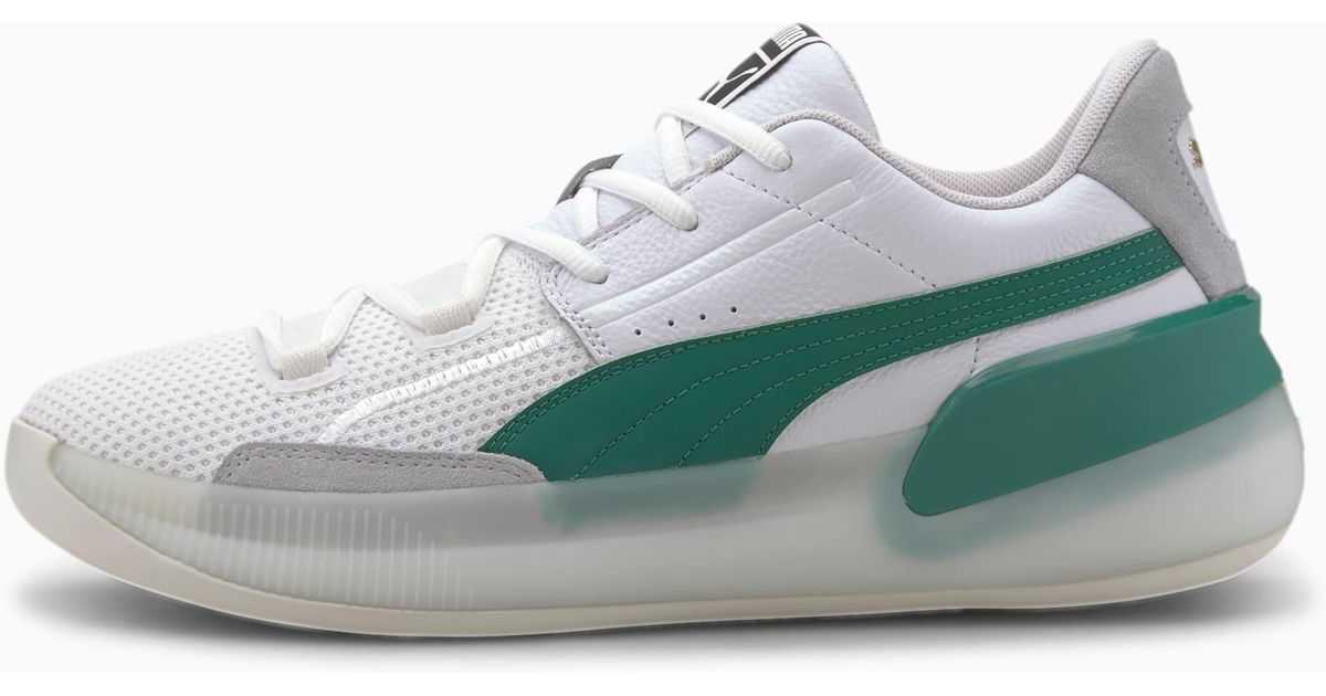 PUMA Fur Clyde Hardwood Basketball Shoes Lyst
