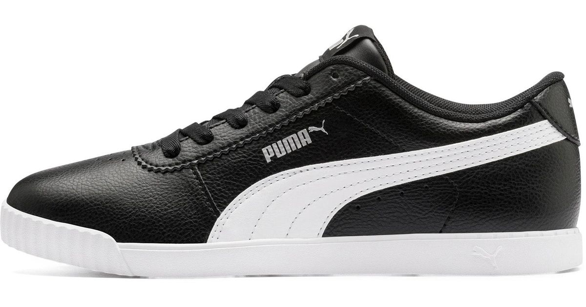 PUMA Synthetic Carina Slim Sneakers in Black - Lyst