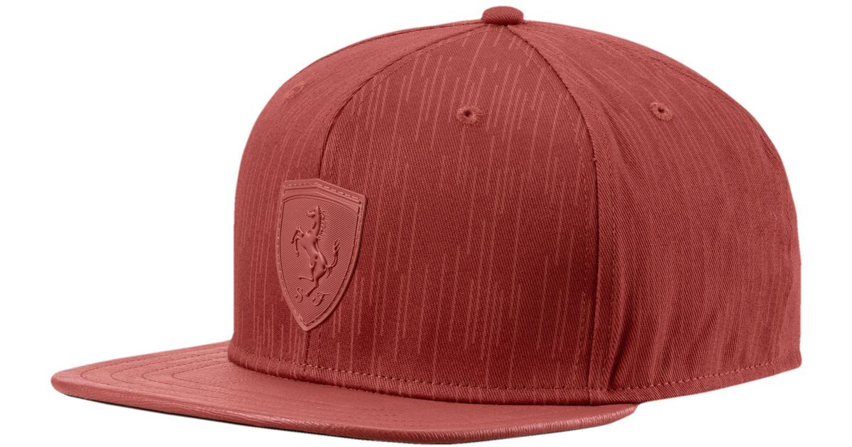 puma flat bill hat