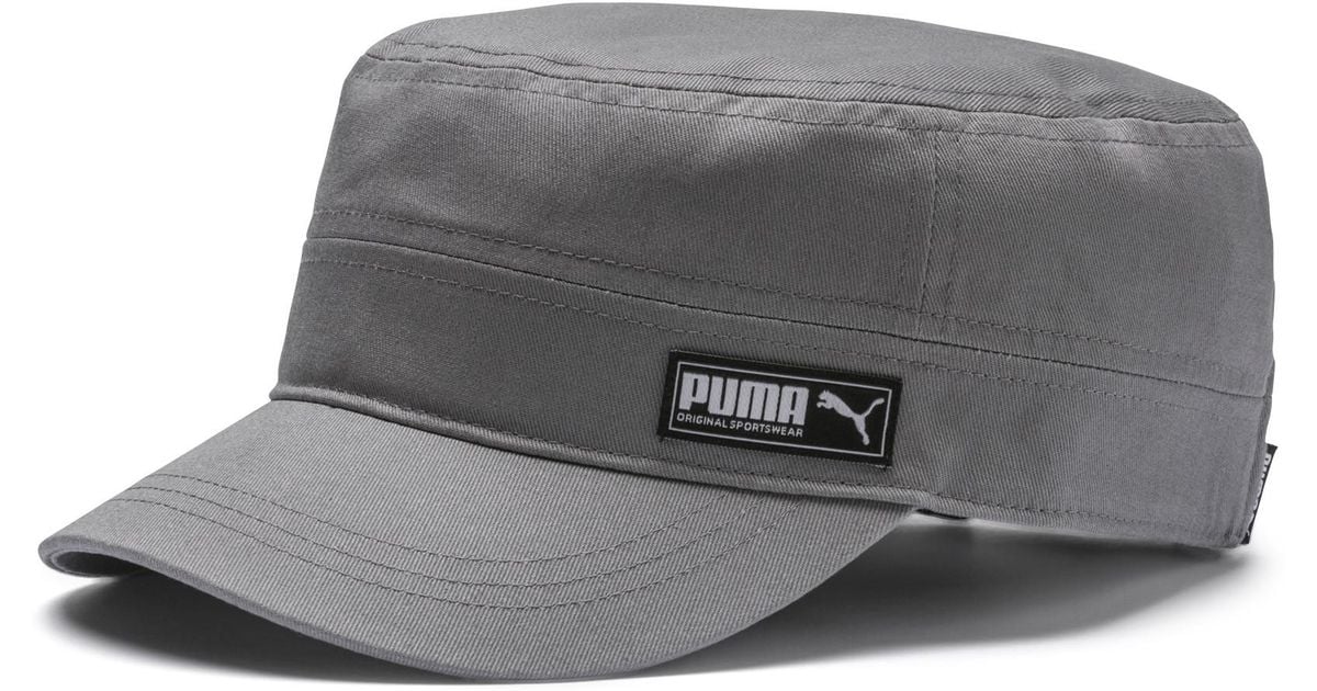 PUMA Military Cap in Gray for Men | Lyst