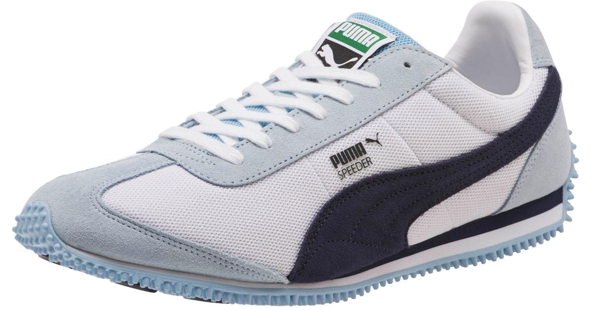 PUMA Speeder Mesh Sneakers in White for 