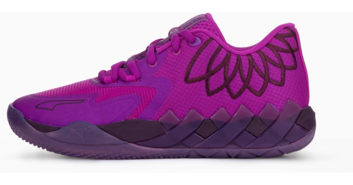 PUMA Rubber Mb.01 Disco Lo Basketball Shoe Sneakers in Purple Lyst UK
