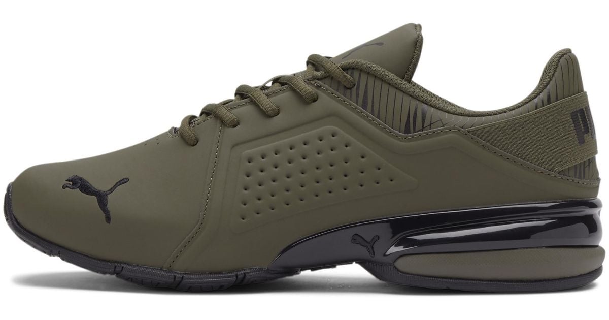 puma viz runner green