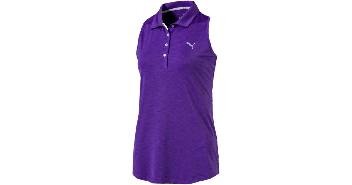 puma racerback golf polo
