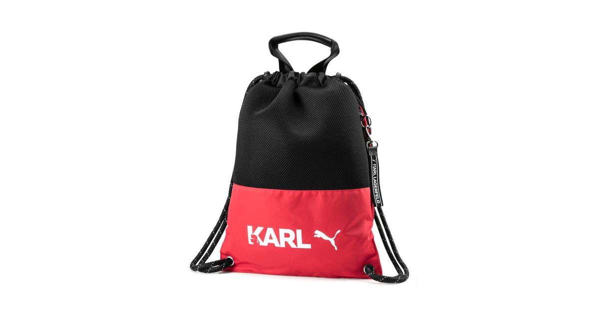 karl lagerfeld puma backpack
