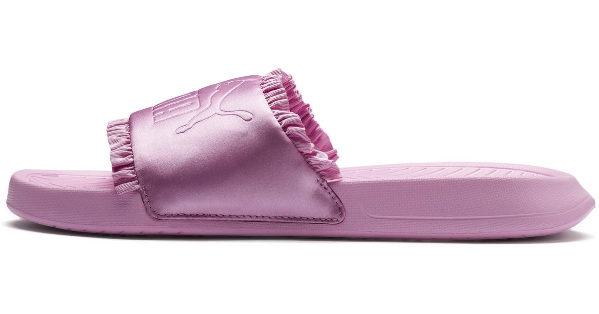 puma popcat silk slides