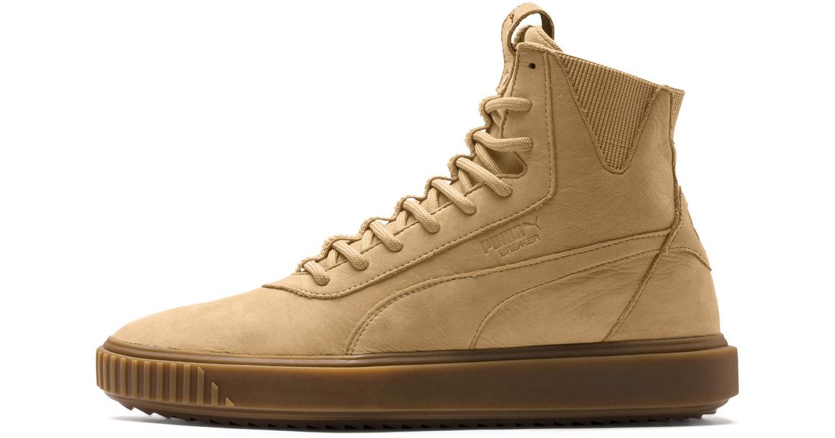 puma breaker hi gum sneakers