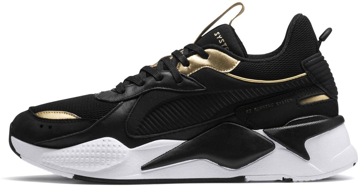 PUMA Leather Sneakers Rs-x Trophy in Black for Men | Lyst