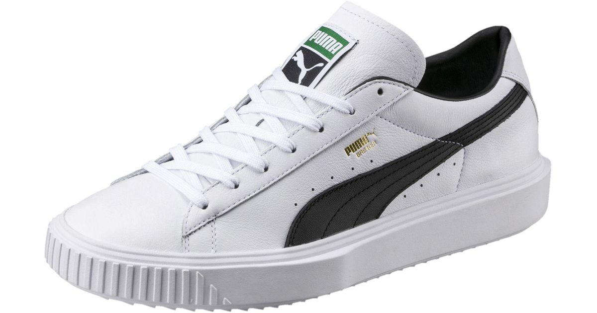 puma breaker leather sneakers