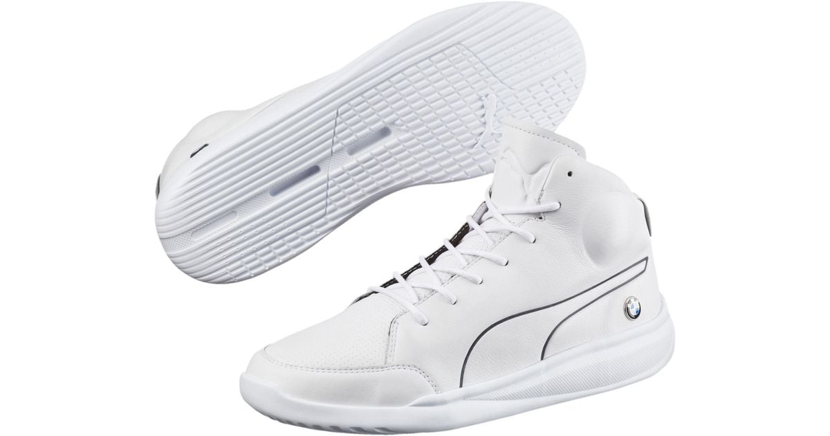 puma bmw mid ankle sneakers