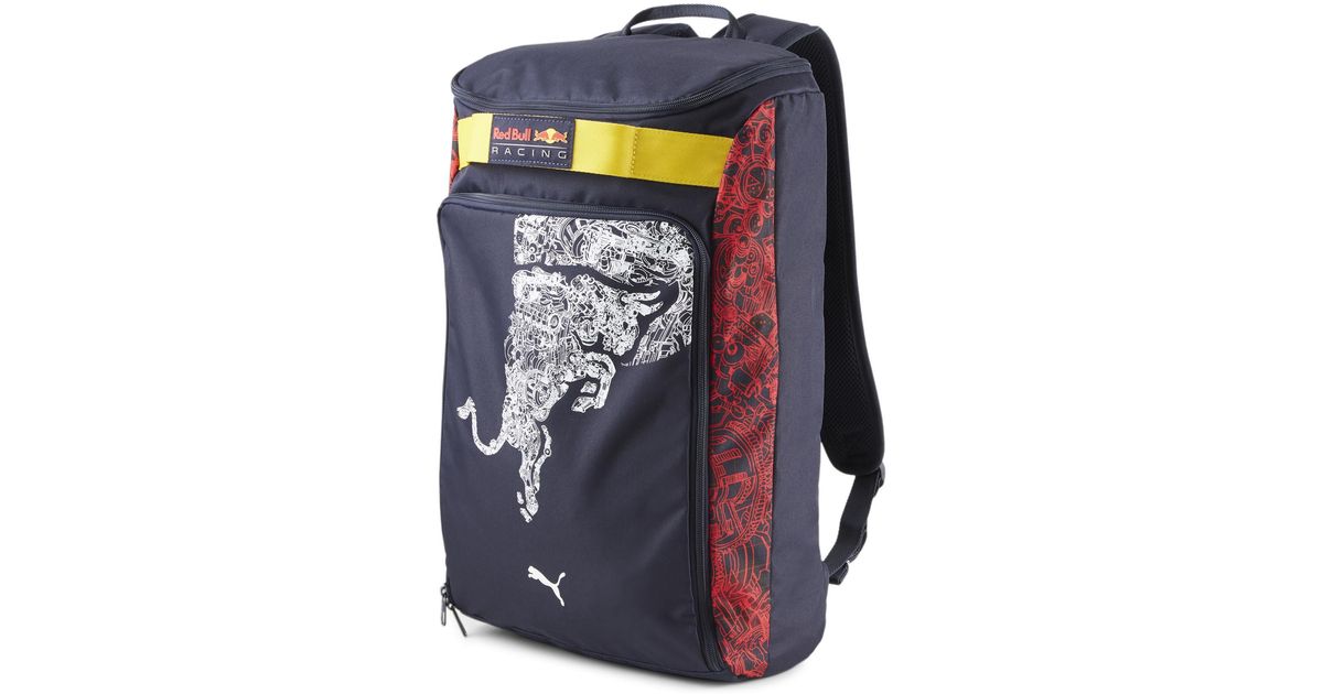 PUMA Synthetic Red Bull Racing Lifestyle Backpack in Night Sky (Blue) for  Men | Lyst