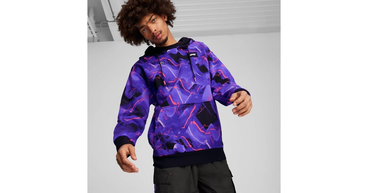 PUMA F1 Neon Energy All-Over Print Hoodie in Purple for Men Lyst UK