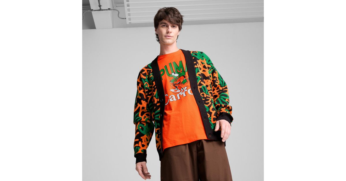 メンズ　カーディガン　PUMA プーマ CARROTS AOP PUMA カーディガン プーマ メンズ x CARROTS AOP : ZOZOTOWN