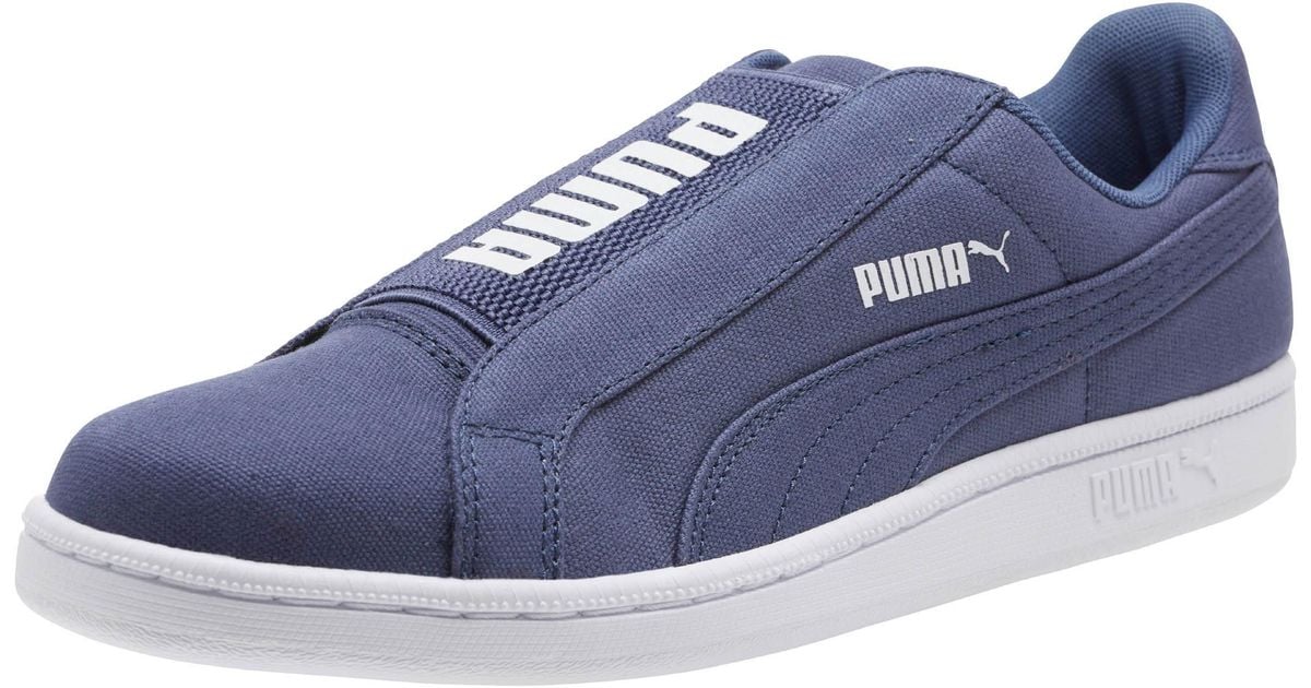PUMA Smash Slip-on Denim Sneakers 