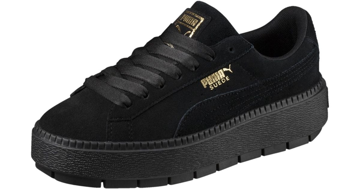 puma platform trace animal black