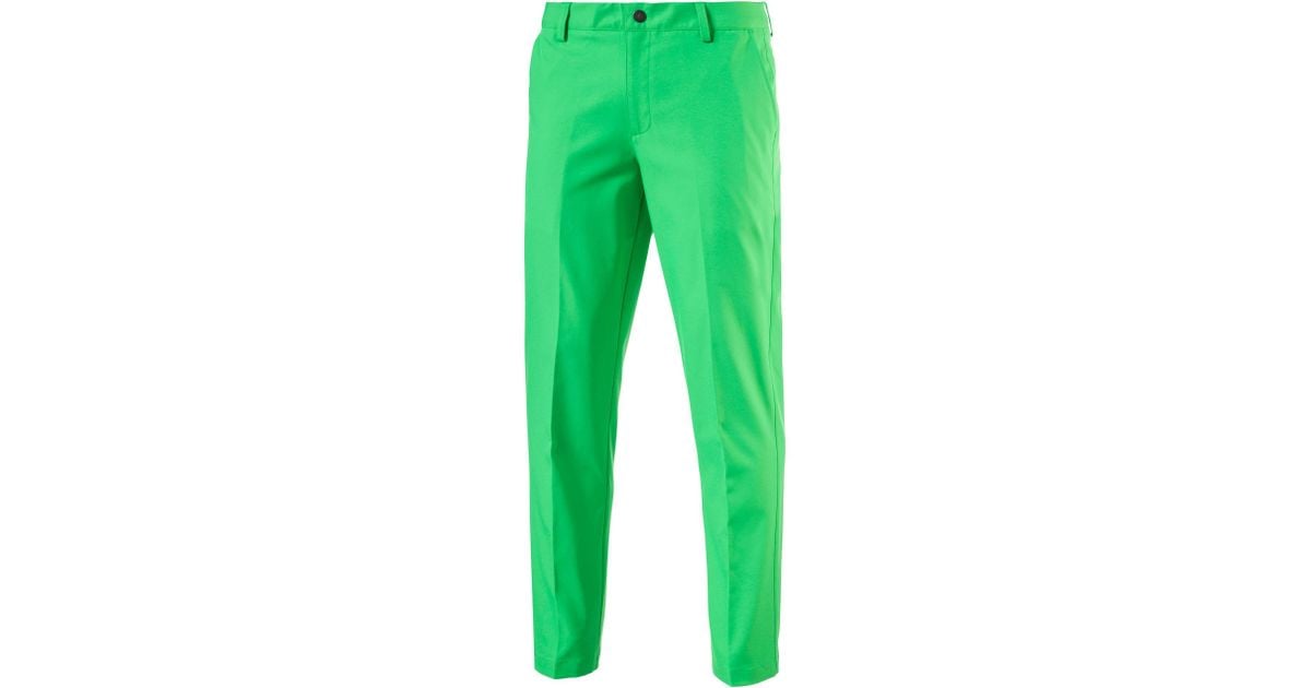 puma golf pants green