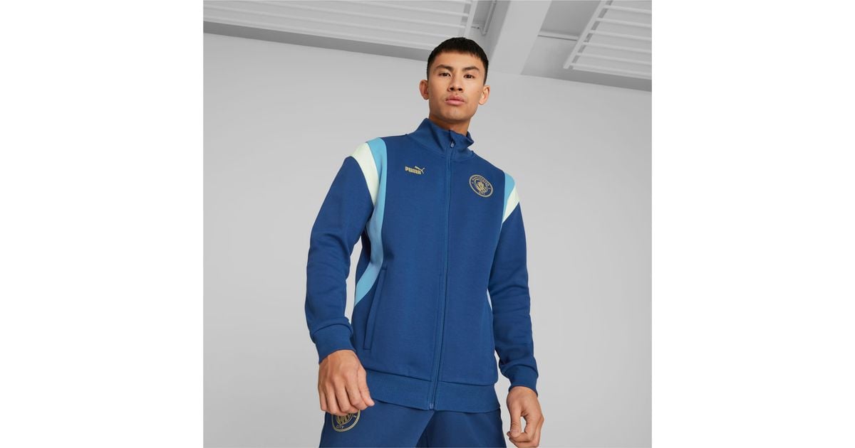 Veste De Survêtement Du Nouvel An Chinois De Manchester City PUMA pour homme en coloris Bleu Lyst