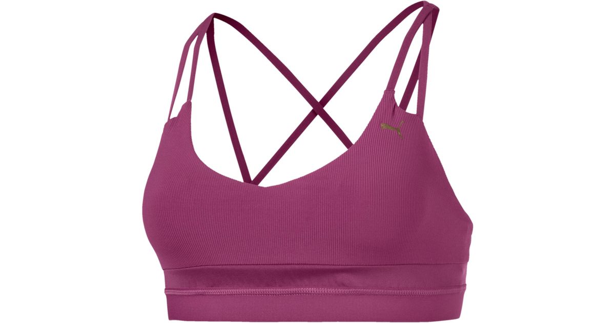 puma strappy mix bra