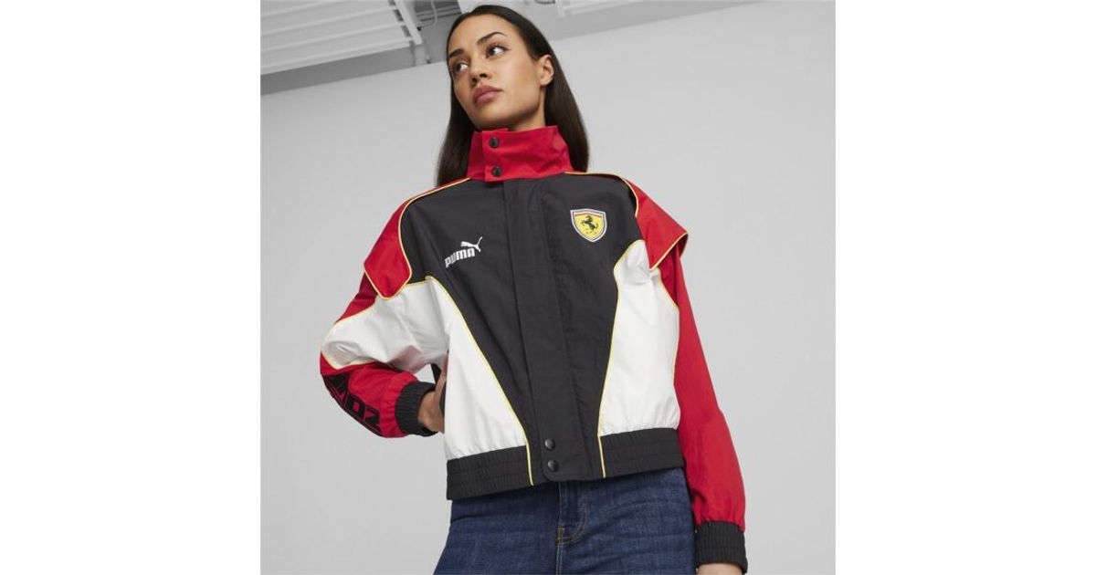 PUMA X Scuderia Ferrari X June Ambrose Jacket in Red | Lyst