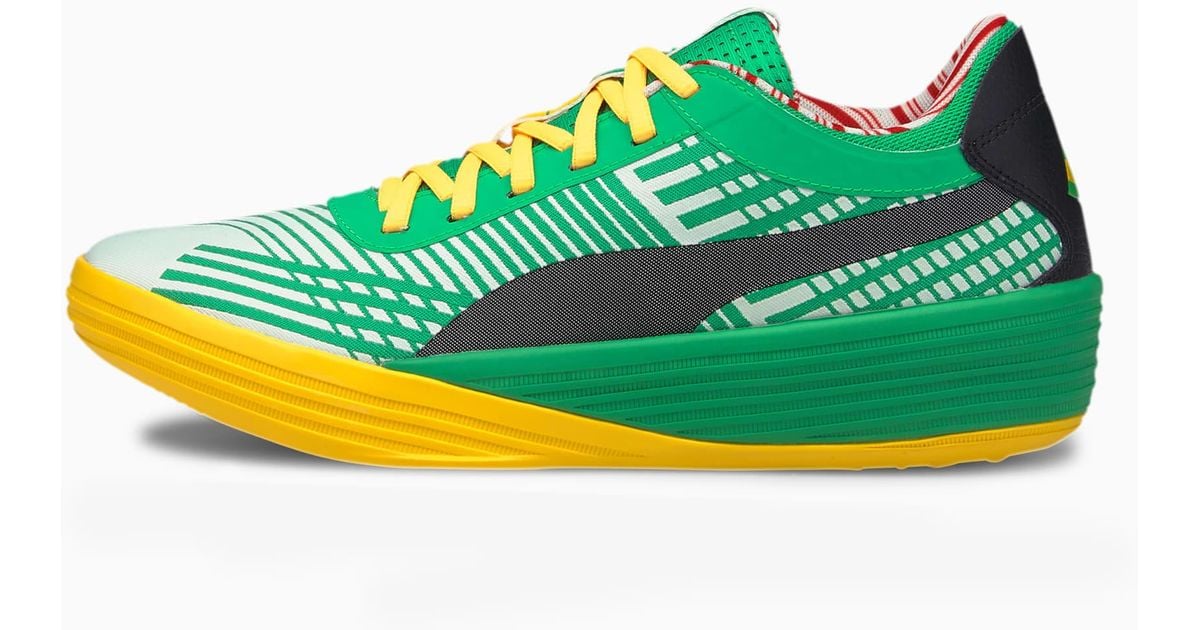 PUMA Clyde Allpro Elf Basketball Shoes in Green for Men Lyst