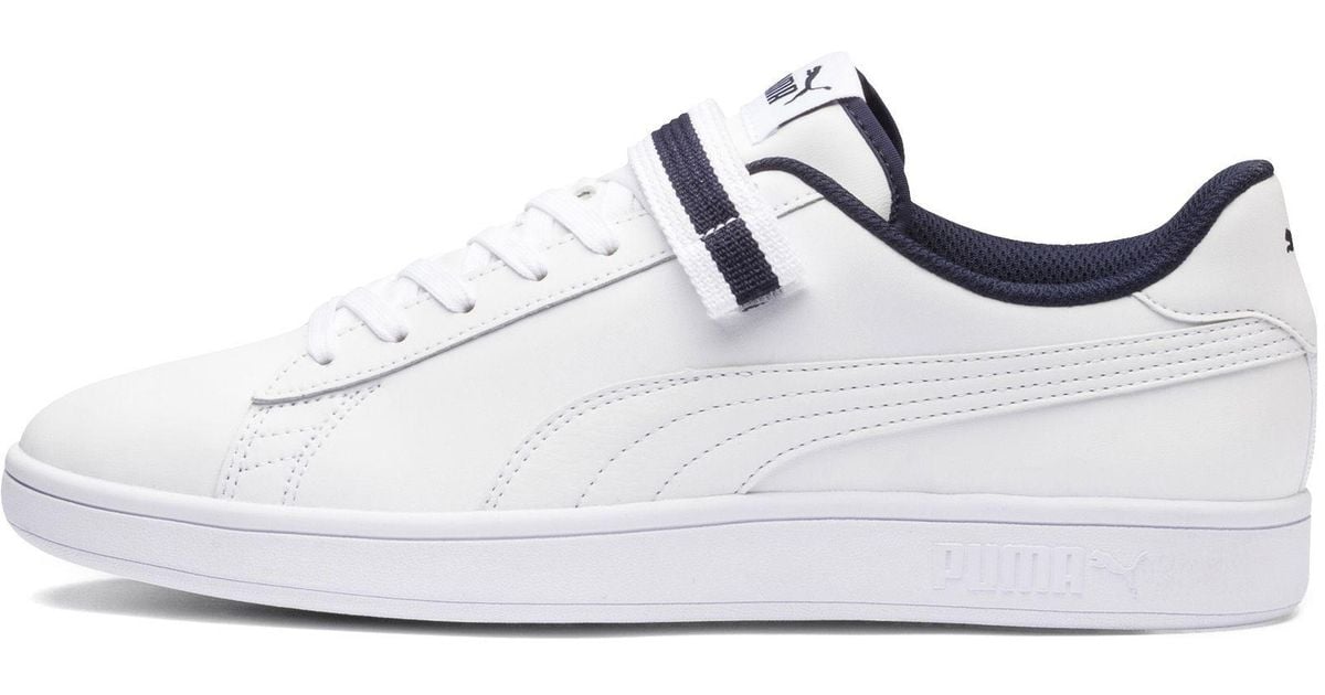 PUMA Smash V2 V Fresh Sneakers in White 