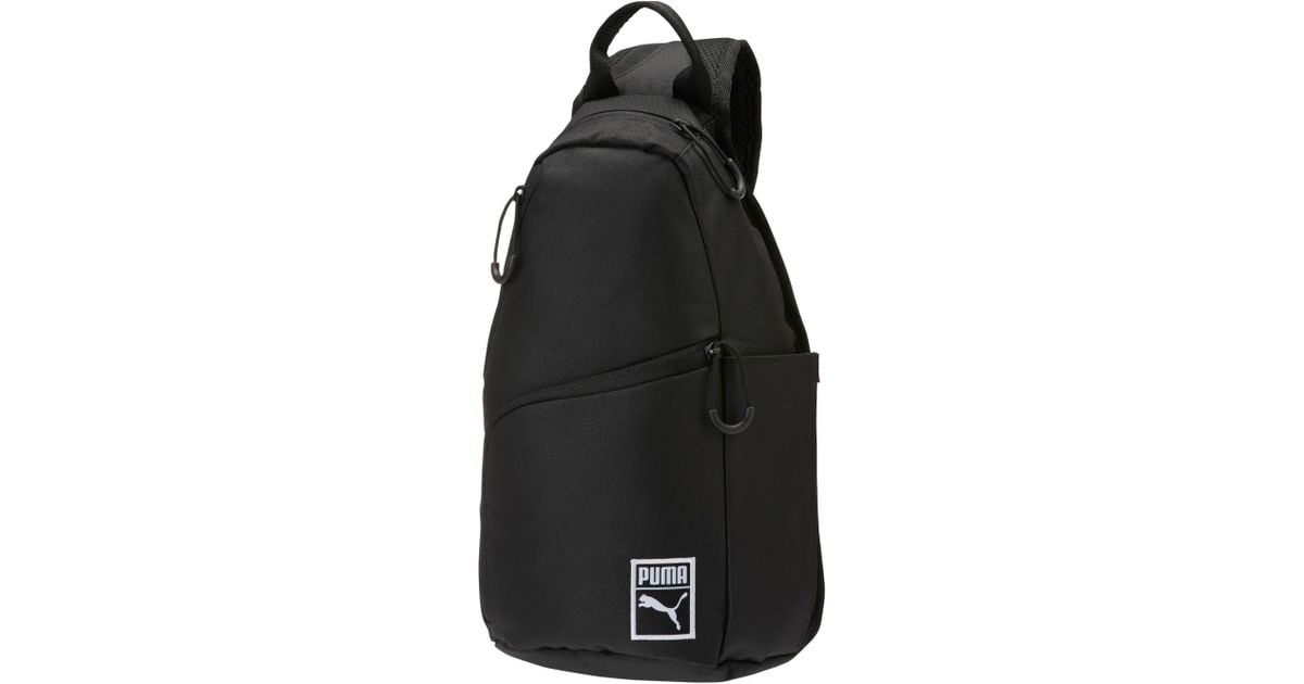puma black sling bag