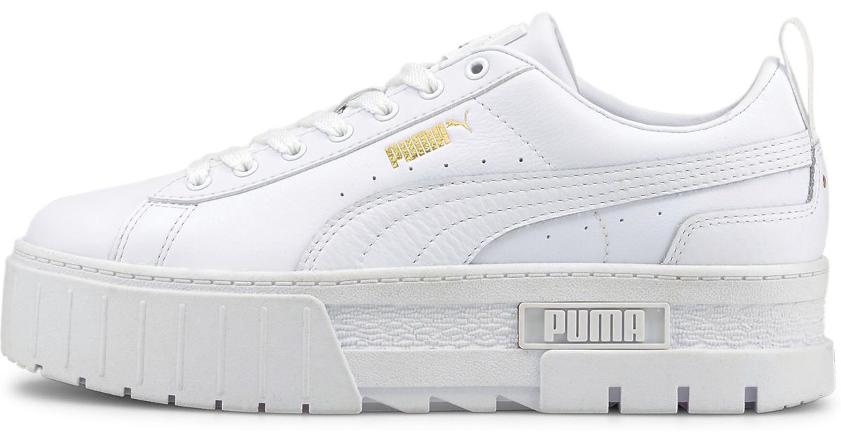 PUMA Mayze Classic Sneakers in White - Lyst