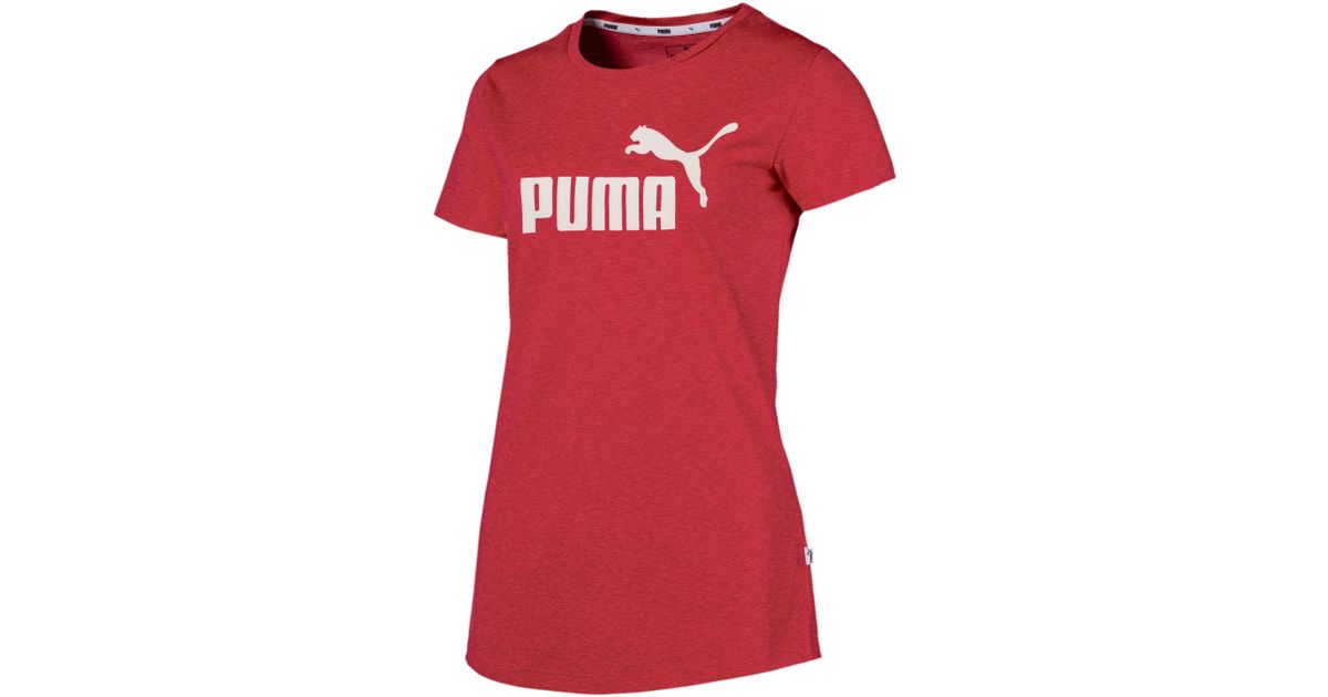 womens red puma shirt