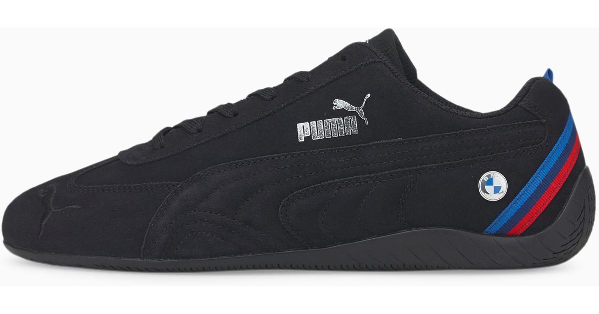 PUMA Wildleder BMW M Motorsport Speedcat Motorsportschuhe in Schwarz