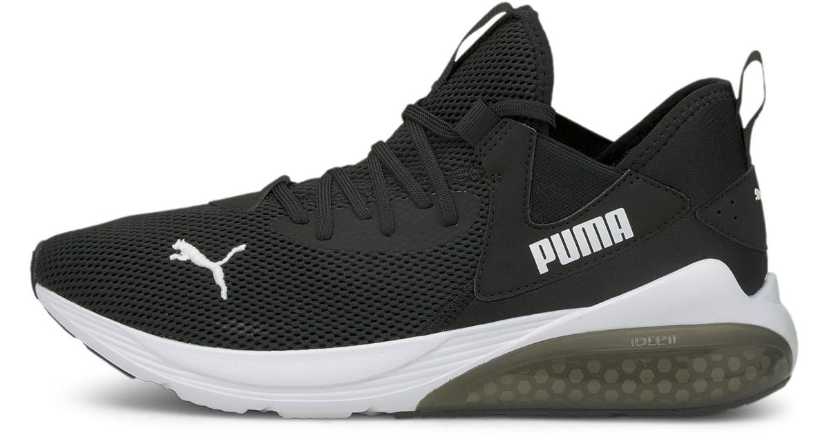 PUMA Rubber Cell Vive Evo Running Shoe Sneakers in Black- White (Black ...