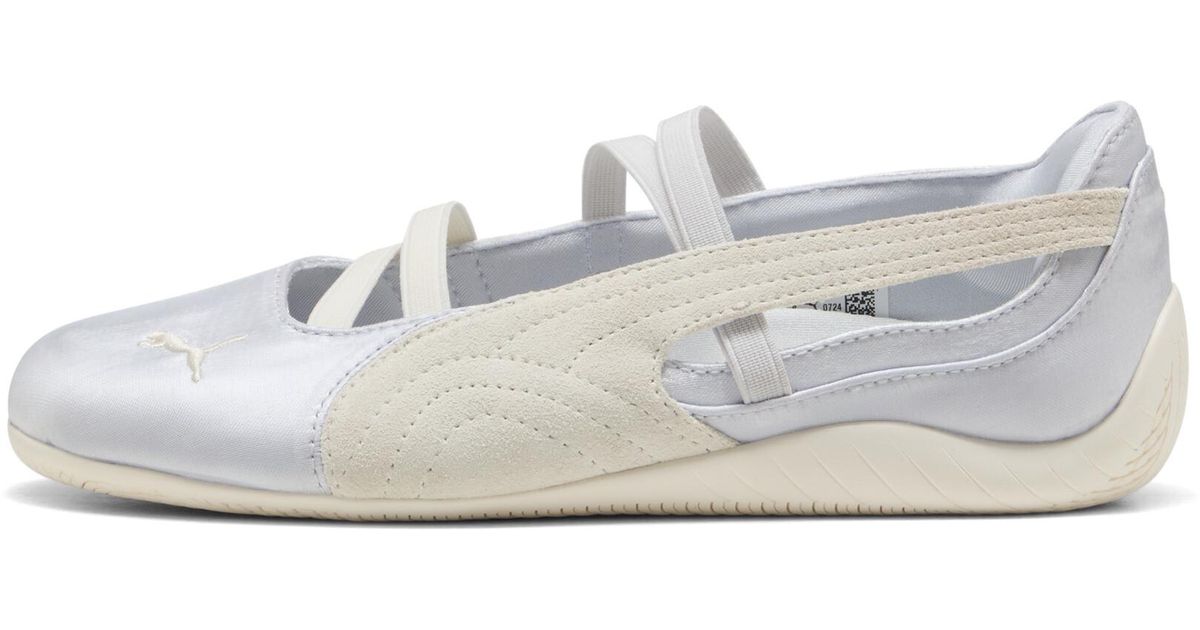 PUMA Speedcat Ballet Satin Sneakers in White | Lyst