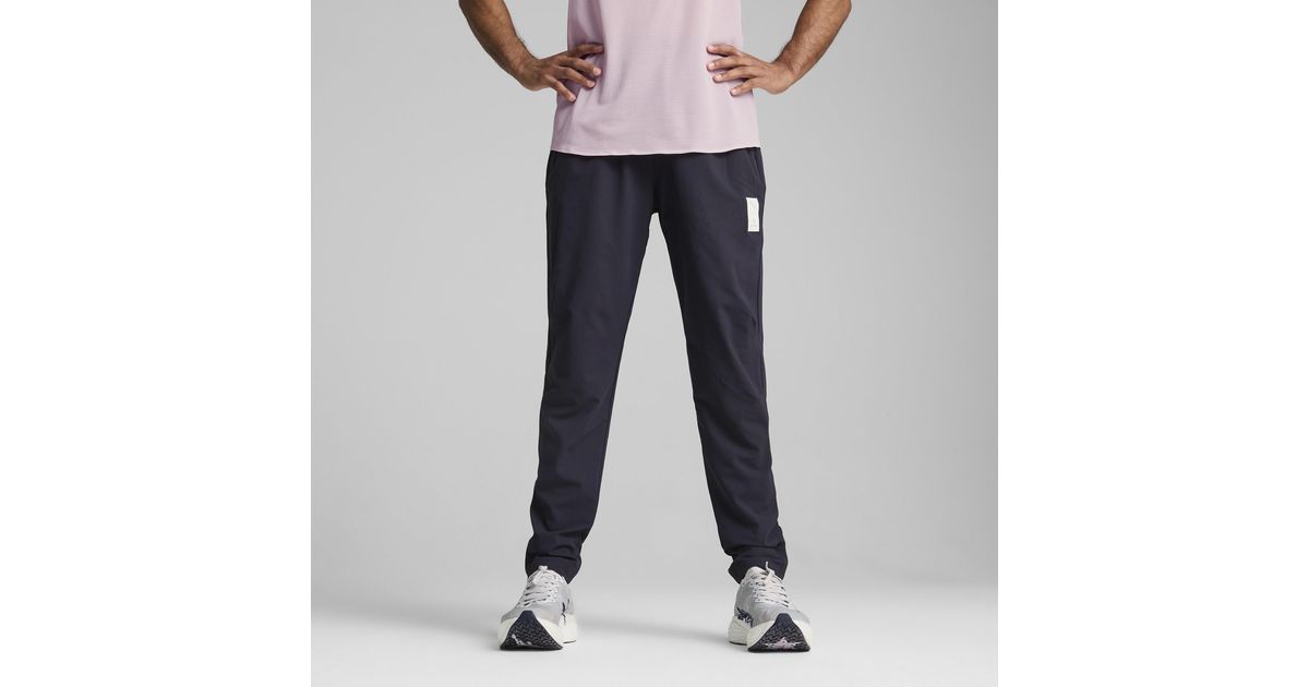 PUMA X Saysky Running Pants In Blue Lyst
