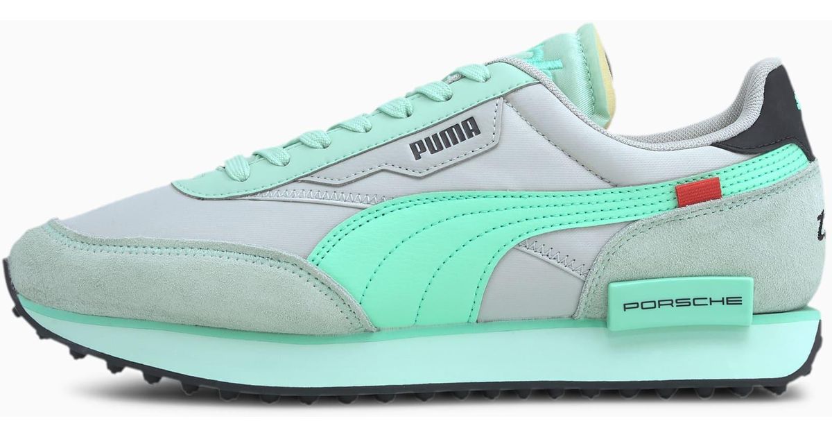 PUMA Rubber Porsche Legacy Future Rider Turbo Sneakers in Green for Men |  Lyst