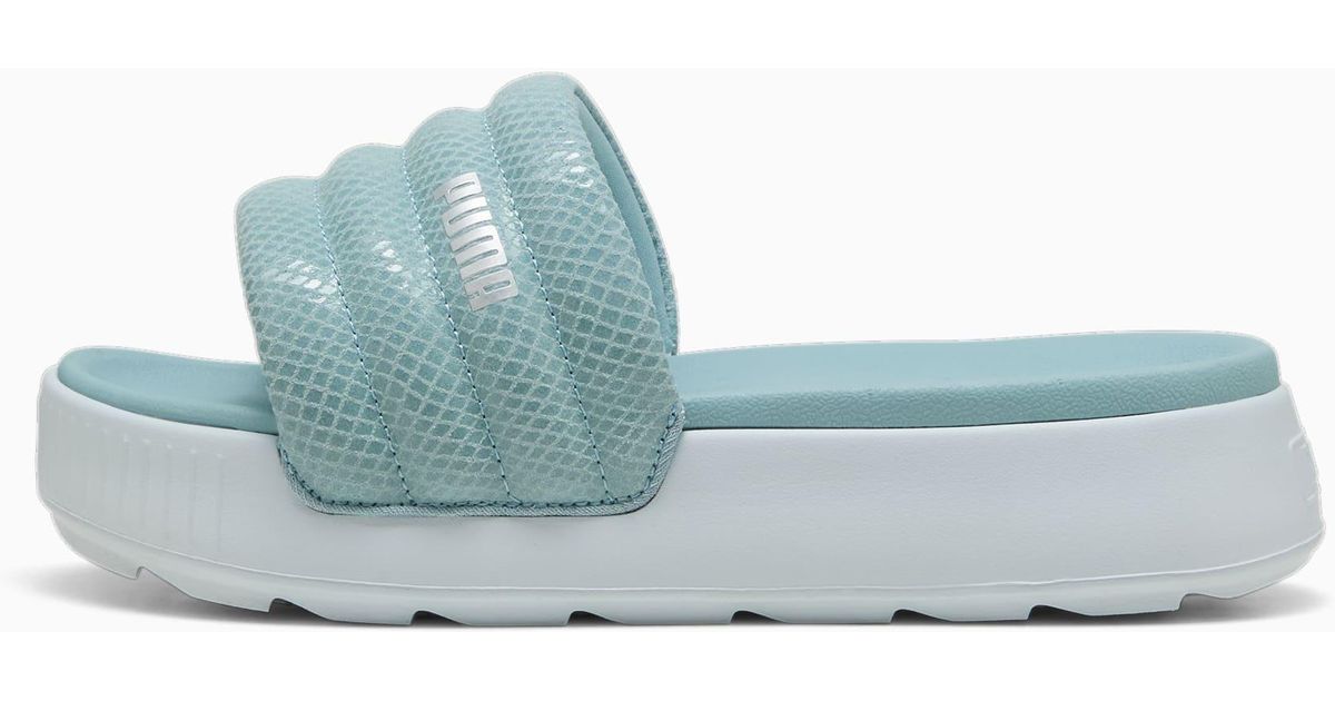 Claquettes Karmen Animetal PUMA en coloris Bleu Lyst