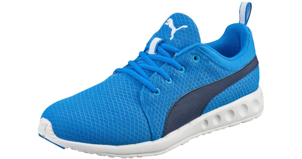 PUMA Lace Carson Runner Mesh Men's Running Shoes in Blue for Men | Lyst