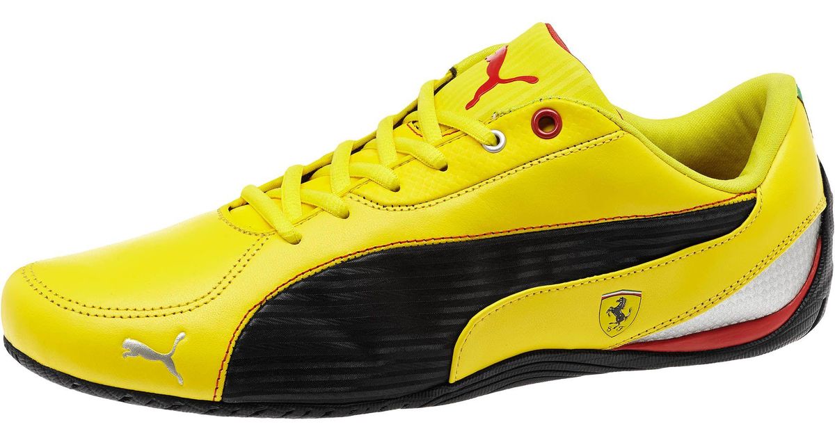 PUMA Lace Ferrari Drift Cat 5 Nm Men's Shoes in Yellow for Men | Lyst