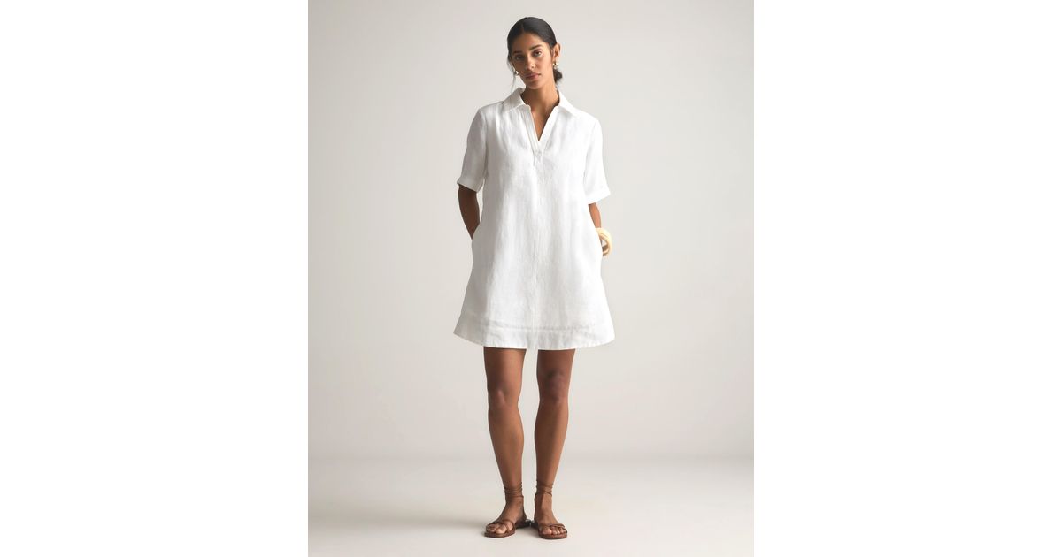 chinese dress ladies Sienna 100% European Linen Lightweight Sleeveless Dress, Espresso / XXL main image 1