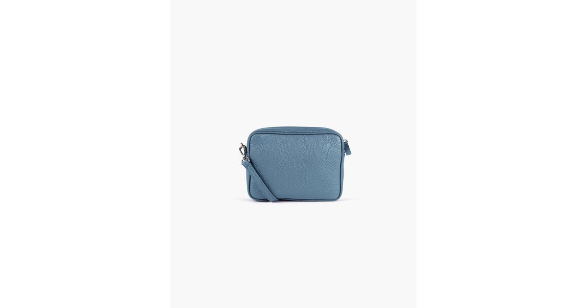 Quince Italian Leather Crossbody Bag in Blue Lyst