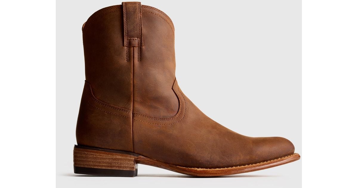 Quince Crafted Leather Western Zip Boot in Brown for Men | Lyst display picture 3