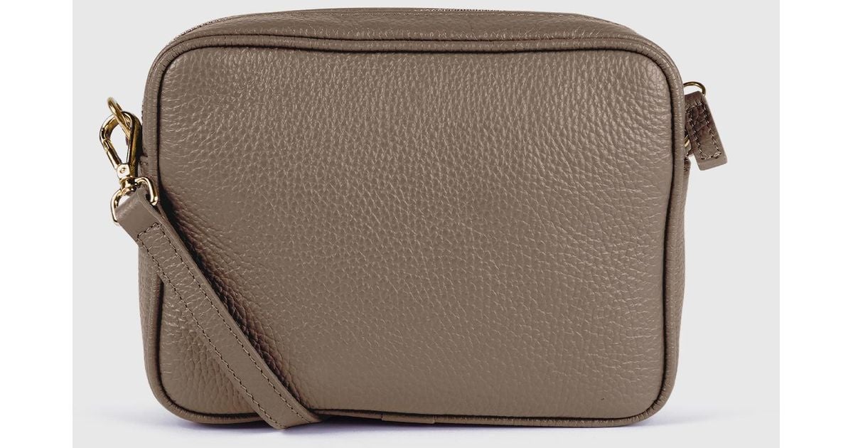 Quince Italian Leather Crossbody Bag in Brown Lyst