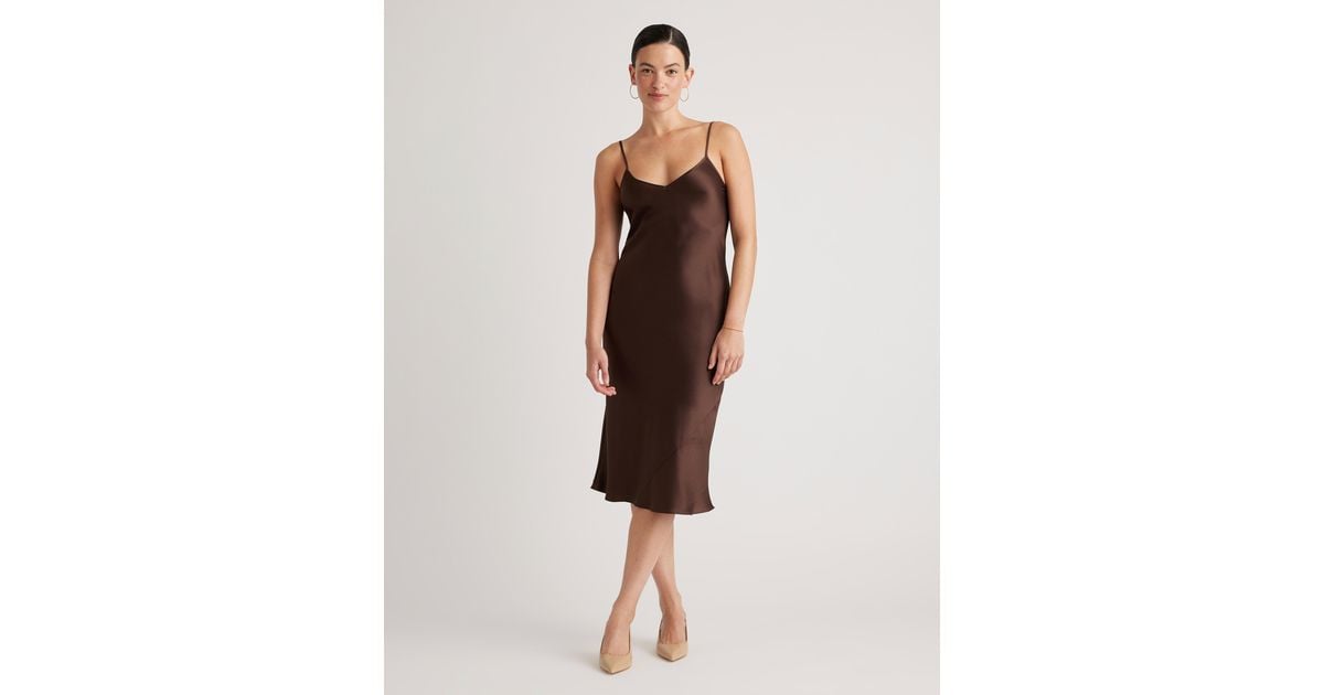 Quince 100 Washable Slip Dress Lyst