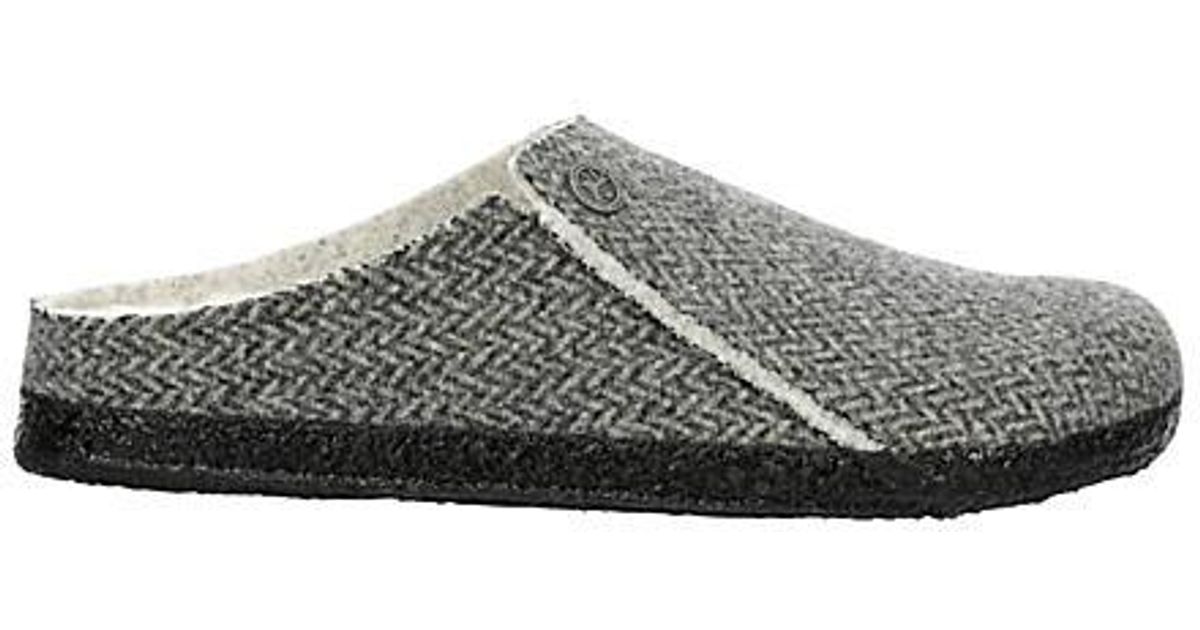 Birkenstock Zermatt Shearling Wool Slippers- Light Gray