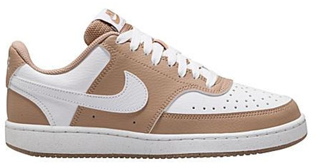 Nike Court Vision Low Sneaker in Natural Lyst