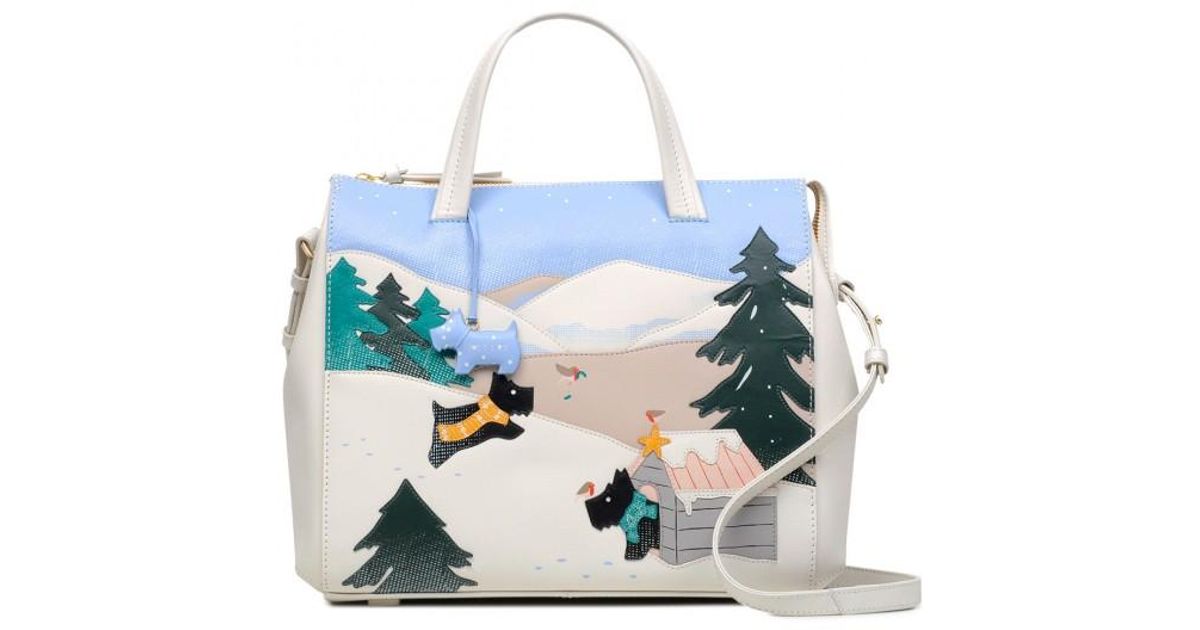 Radley Leather At Home In The Snow Large Zip-top Multiway Bag | Lyst UK
