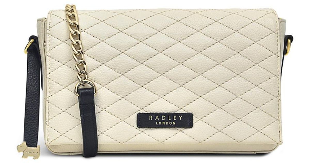 Radley Hanson Street Quilt Mini Flapover Cross Body Bag Lyst
