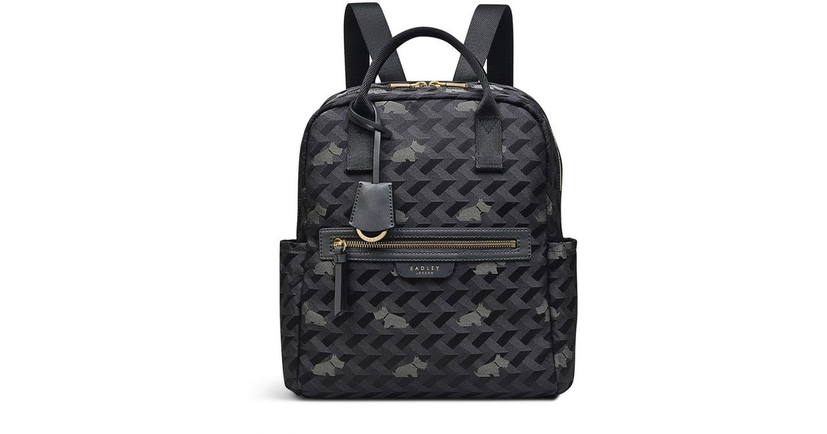 radley jacquard backpack