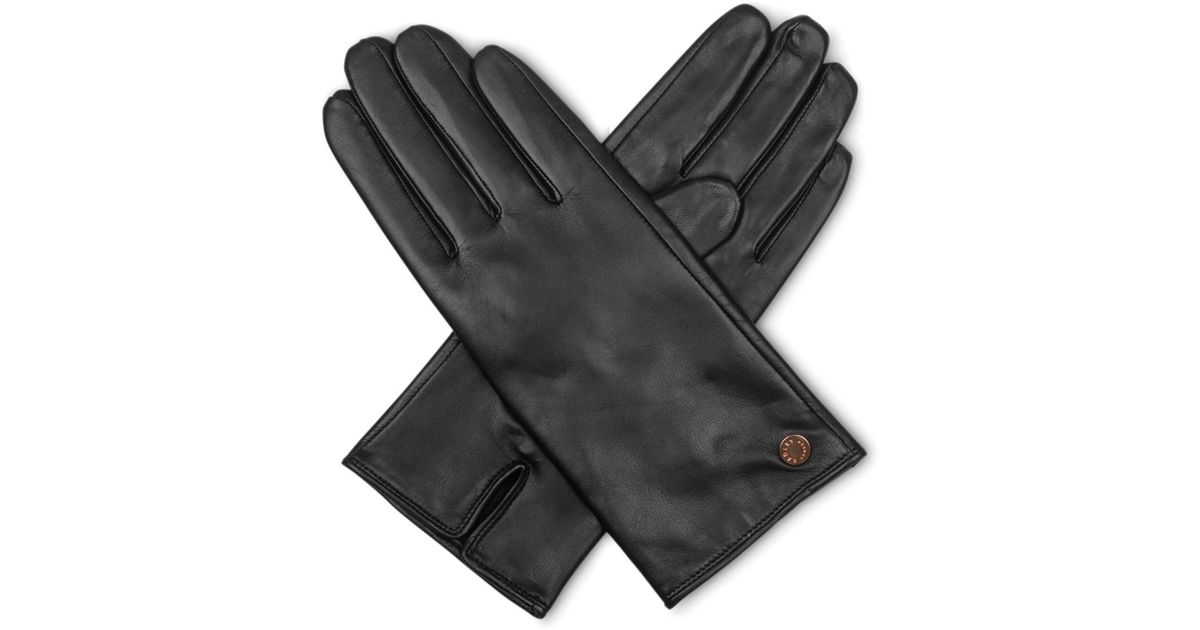 Radley Leather Gloves Large Gloves in Black - Lyst